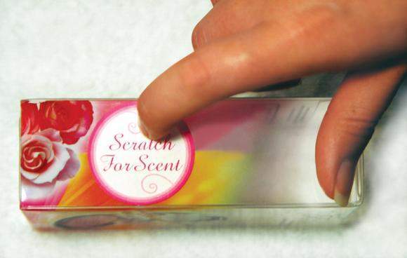 Scratch and sniff labels get better