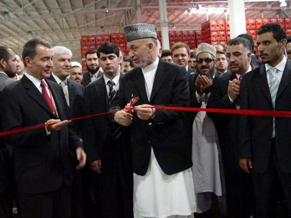 Coca-Cola opens Kabul bottling plant