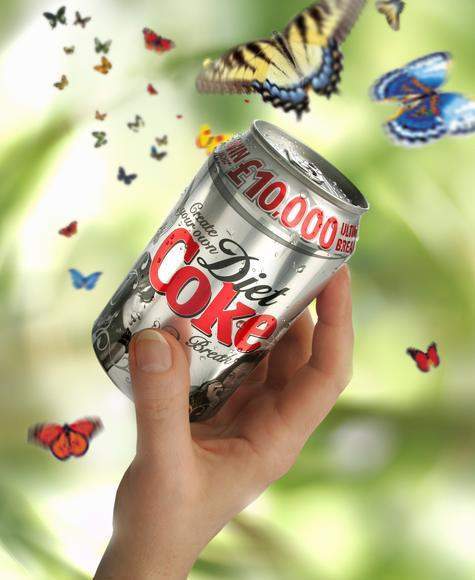 High impact print for Diet Coke re-launch