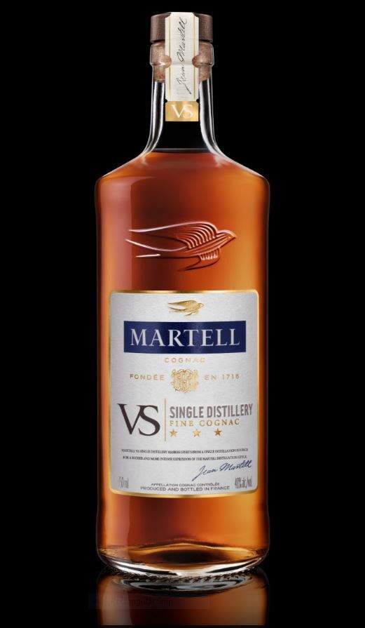 Martell launches Martell VS Single Distillery with packaging design by Nude Brand Creation