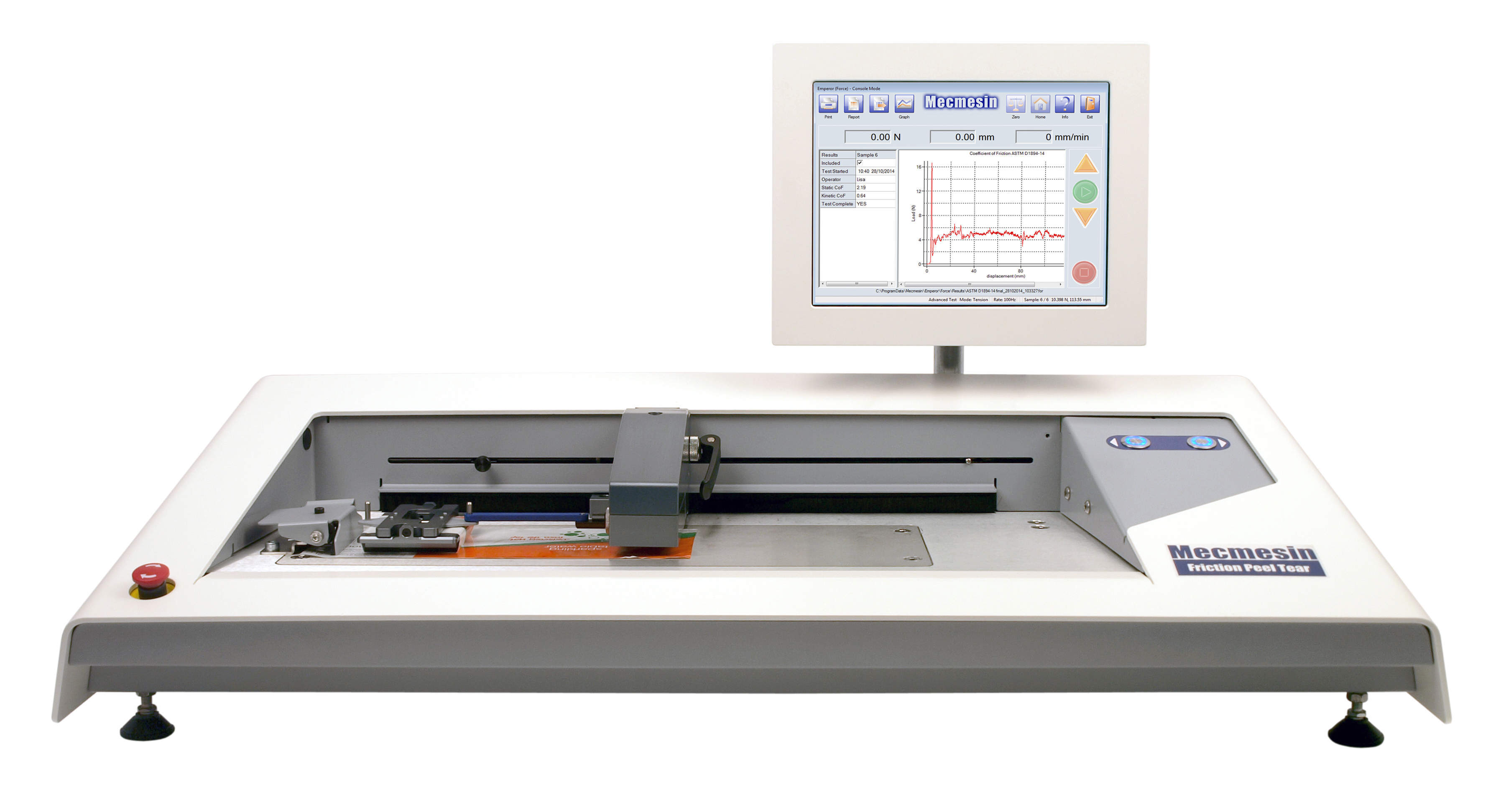Mecmesin announces new friction, peel and tear tester
