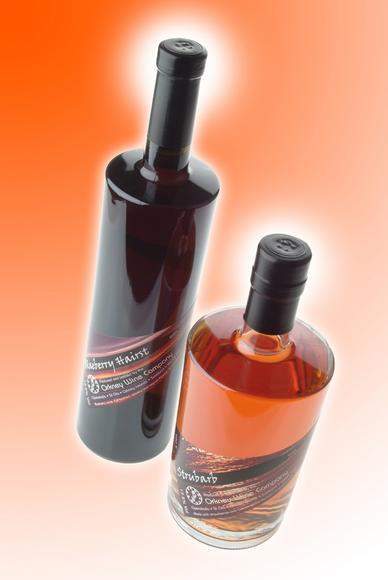 Orkney wines topped by Viscose capsules