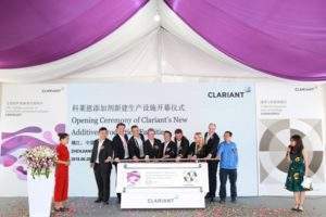 Clariant opens new additives production facilities in Zhenjiang, China