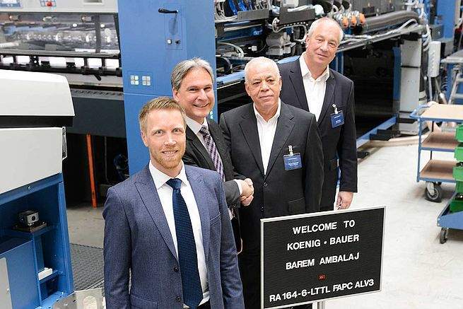 Barem Ambalaj to install Koenig & Bauer Rapida 164 press at Gaziantep plant
