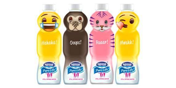 Nestlé Waters introduces emoji inspired water bottles