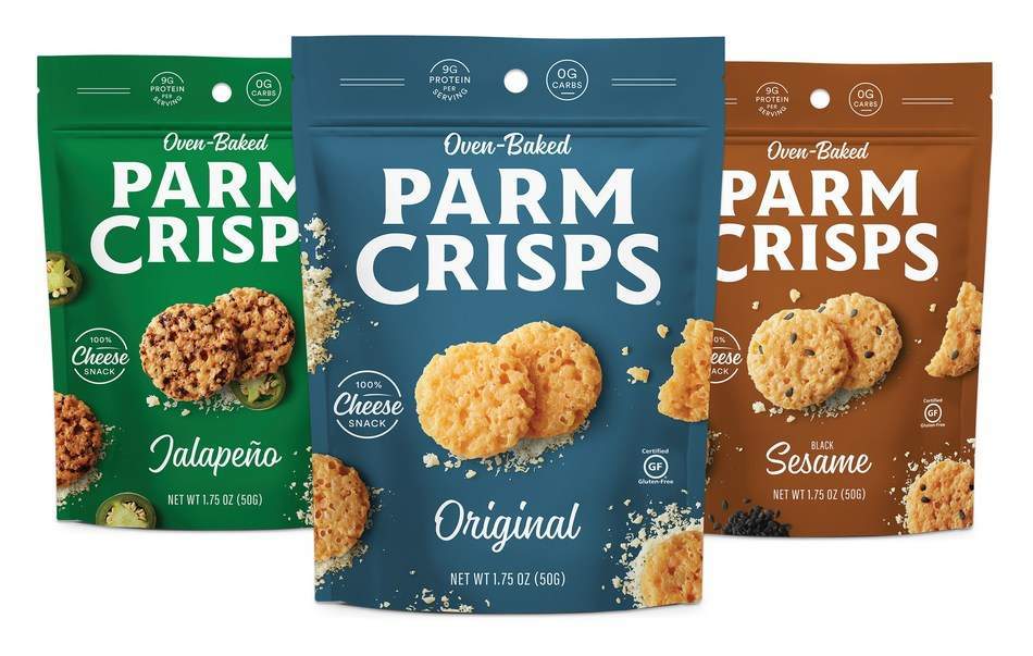 ParmCrisps unveils new pouch-format packaging