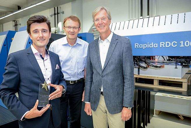 Koenig & Bauer rotary die-cutter wins supplier award in innovation category