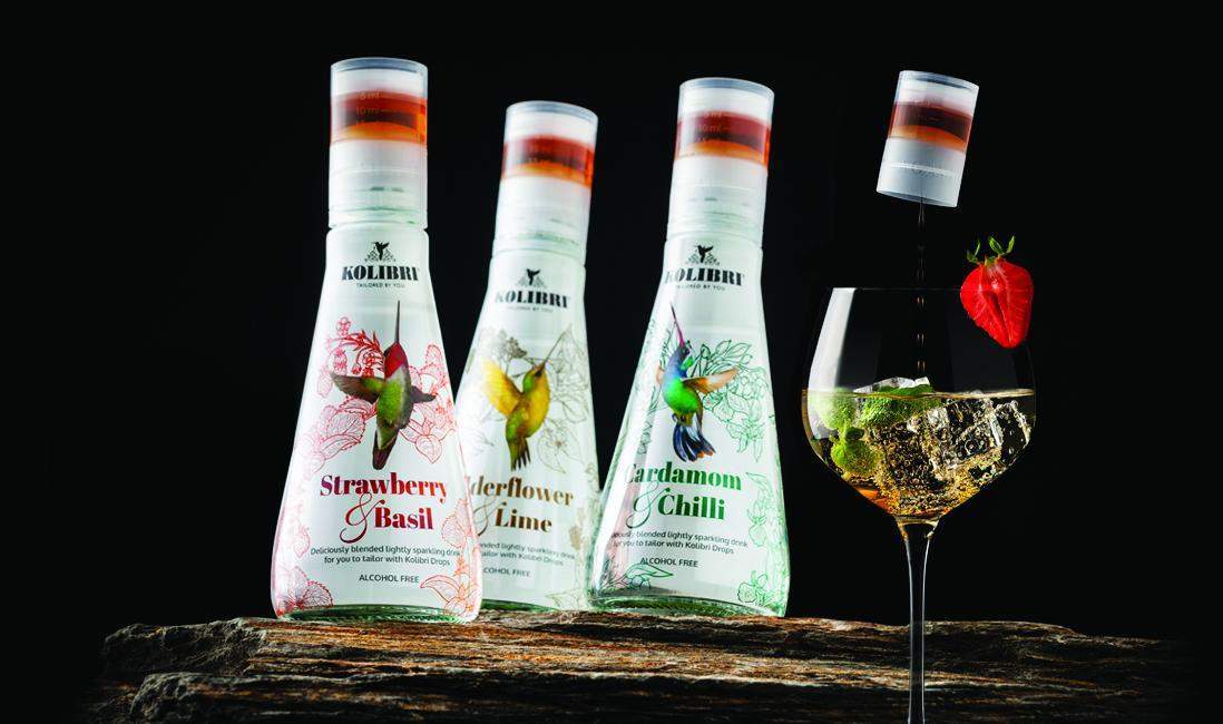 Beatson Clark designs new bottle for Kolibri Drinks to control sugar intake