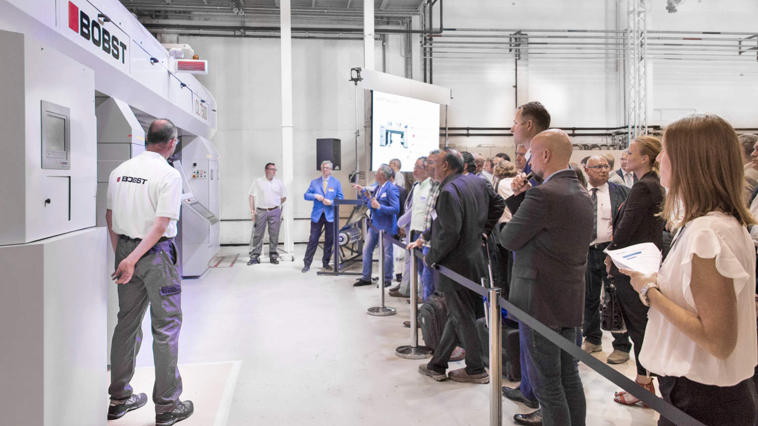 Bobst displays process applications and machines at Open Door event in Italy