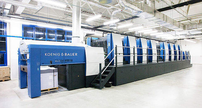 Koenig & Bauer to unveil large-format 4-over-4 perfecting system
