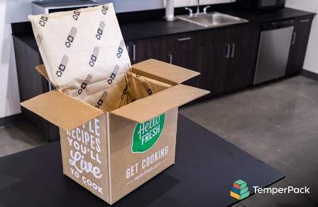HelloFresh replaces box liners with TemperPack’s recyclable ClimaCell liners