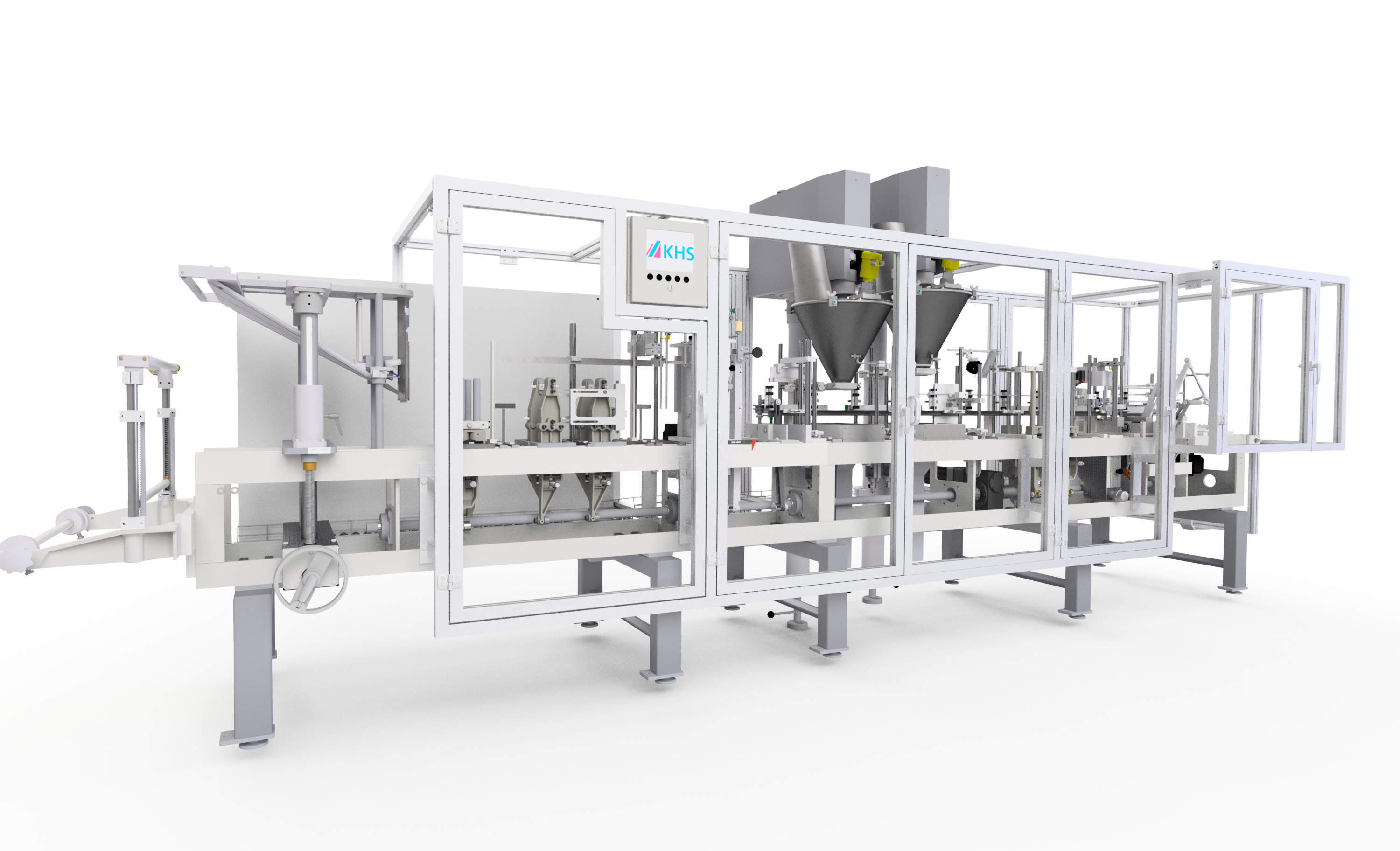 KHS unveils horizontal form/fill/seal pouching machine for dry products