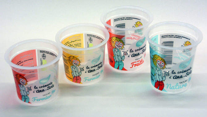RPC Bebo provides polypropylene pots for Brittany’ organic yoghurts and dairy desserts