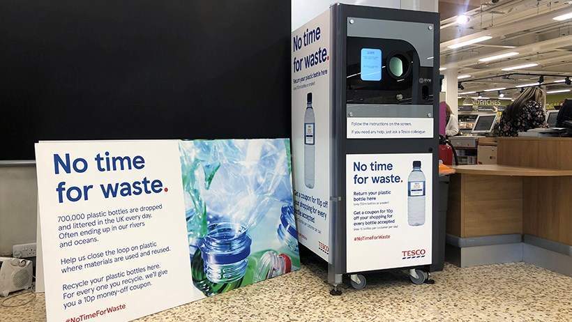 Tesco steps up commitment to closed loop packaging system