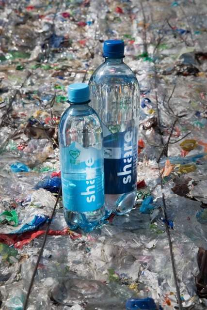 German start up share and KHS develop recyclate PET bottle