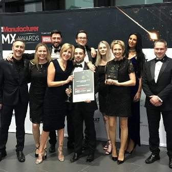 Domino Printing Sciences wins operational excellence at Manufacturer MX Awards 2018