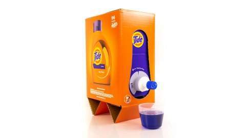 Tide revamps classic liquid detergent with new Eco-Box package