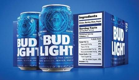 Bud Light to start listing ingredients on packaging