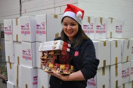 Saxon supports The Salvation Army’s Toys and Tins Appeal