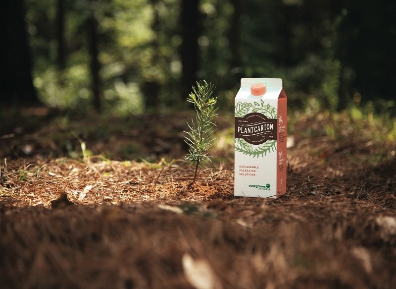 New Barn Organics selects Evergreen’s PlantCarton packaging for almond milk products