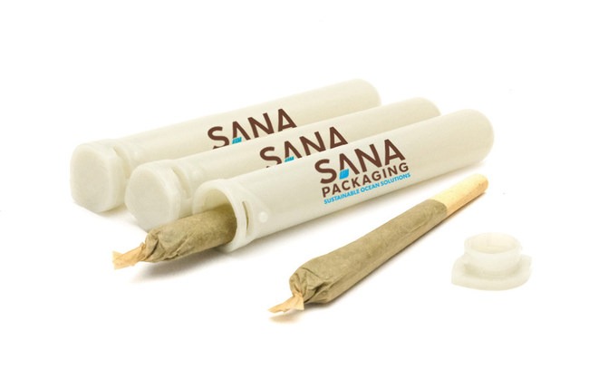 Sana Packaging introduces 100% reclaimed ocean plastic cannabis packaging