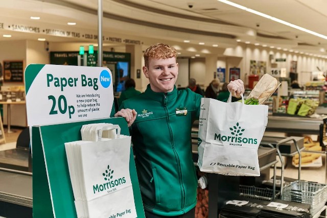 UK’s Morrisons to launch new paper carrier bags
