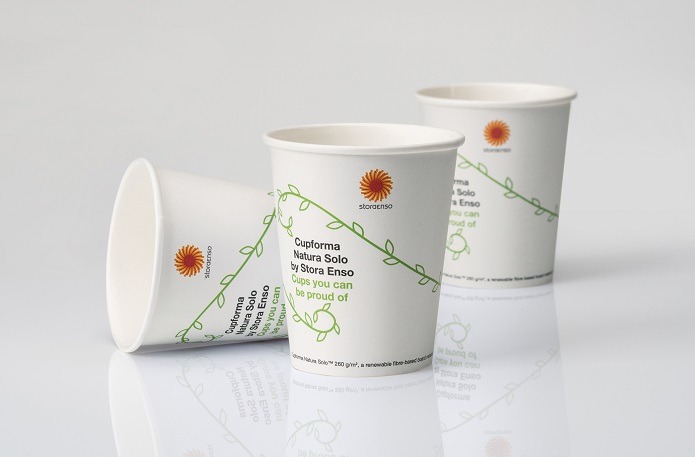 Stora Enso introduces renewable and recyclable paperboard for paper cups