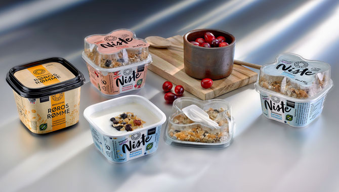 Norway’s Rørosmeieriet opts for RPC’s EasySnacking pot for yoghurt range