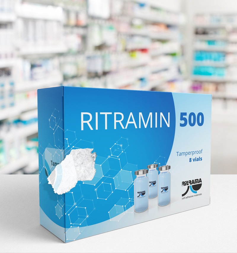 Ritrama proposes Tamperproof products for pharmaceutical products