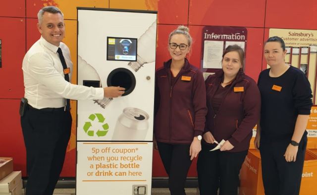 Sainsbury’s launches reverse vending recycling trial in Glasgow