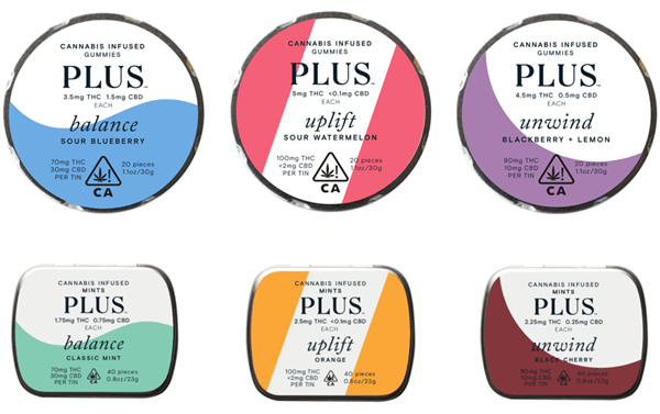 PLUS Products launches rebrand of its cannabis infused edibles line