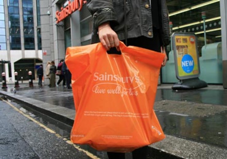 Sainsbury's, one of the seven retailers that has seen an overall reduction in the sale of single-use plastic bags (Credit Sainsbury's)