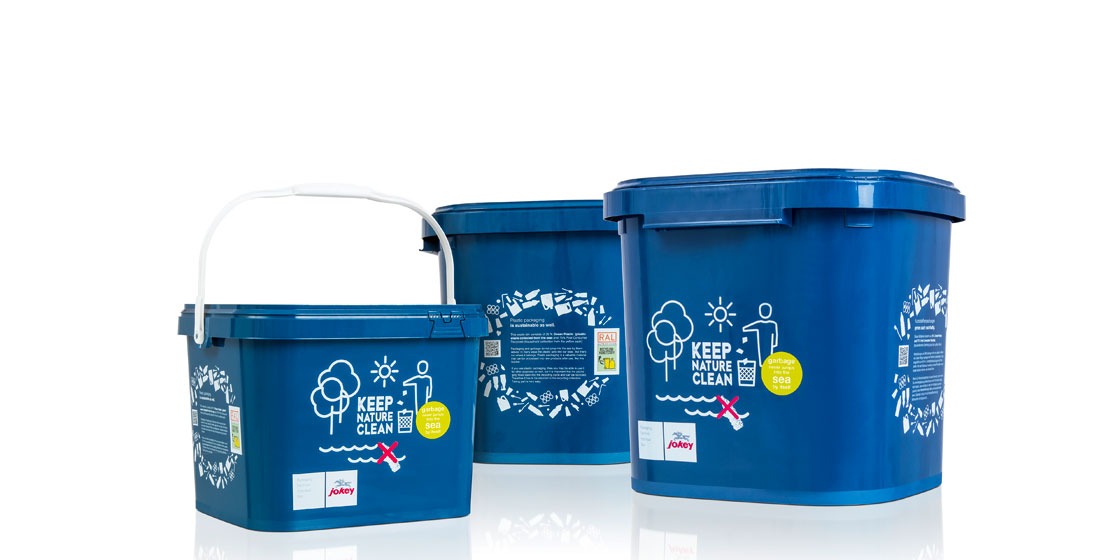 Jokey launches buckets with ocean plastic content