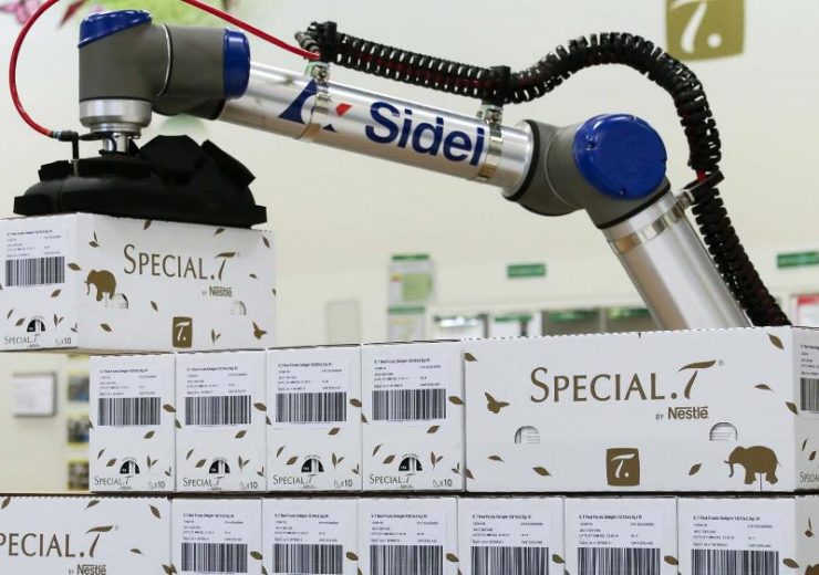 Nestlé Special.T factory deploys cobotic palletising solution from Sidel