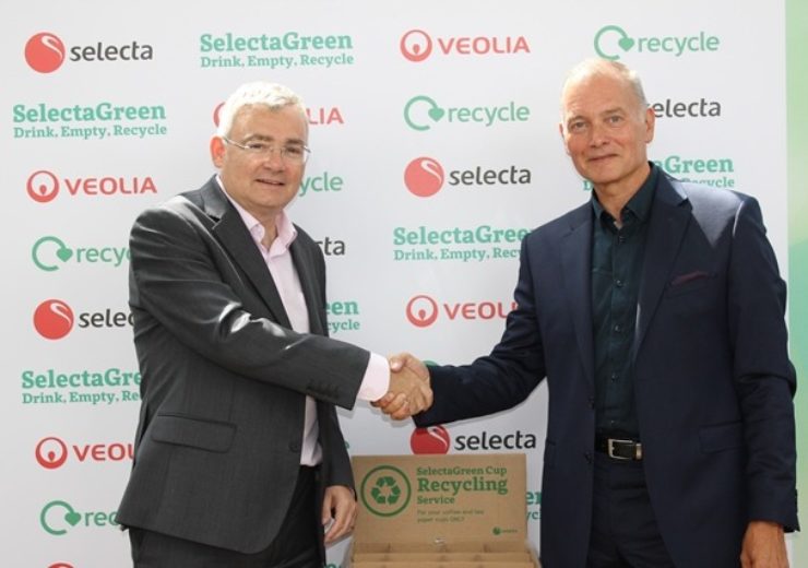 Selecta UK, Veolia collaborate on SelectaGreen Cup Recycling Service