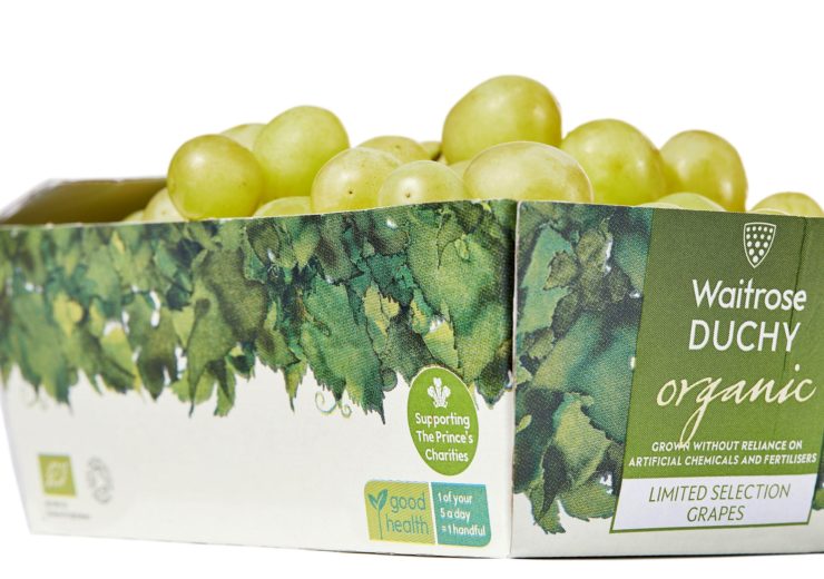 DS Smith helps Waitrose & Partners launch cardboard grape punnets