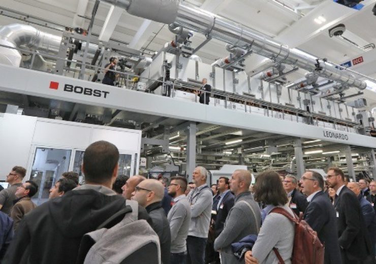 Bobst Italia unveils production scale coating excellence line and dedicated technology centre and laboratory