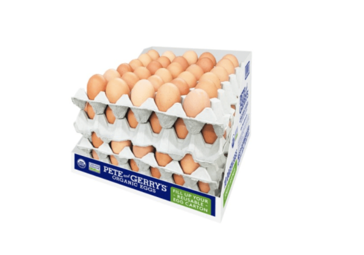 Pete and Gerry’s Organic Eggs introduces reusable egg carton
