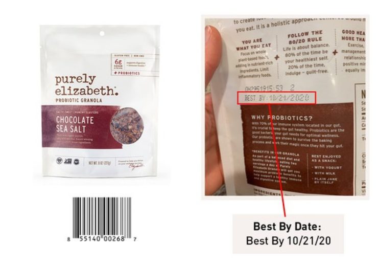Purely Elizabeth recalls Chocolate Sea Salt Probiotic Granola pouches due to mislabelling error
