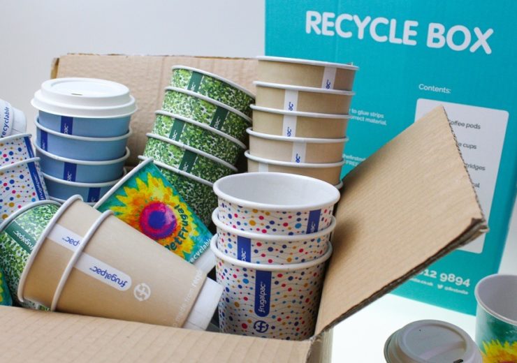 Frugalpac provides RecycleBox service for Frugal Cup customers
