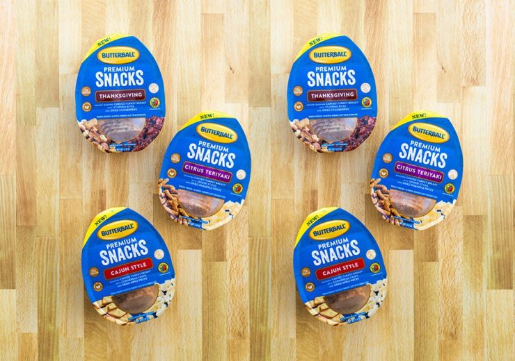 Amcor provides flexible packaging for Butterball’s snacking product line