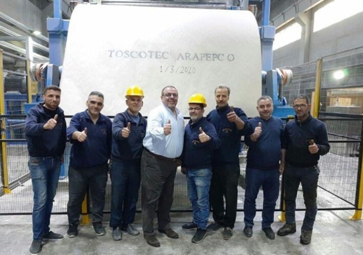 Toscotec rebuilds Arapepco’s PM1 machine in Syria