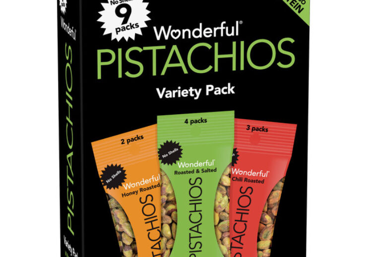 Wonderful Pistachios No Shells available in variety packs