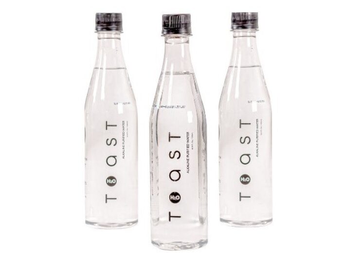 Toast Distillers debuts its new bottled water product