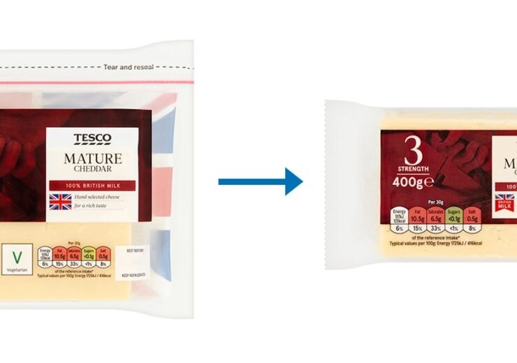 Tesco move to change cheese packaging will save 260 tonnes of plastic annually