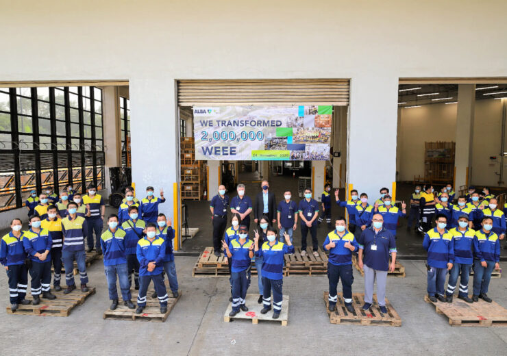 ALBA Group celebrates two million recycled units of waste electrical and electronic equipment at WEEE facility in Hong Kong