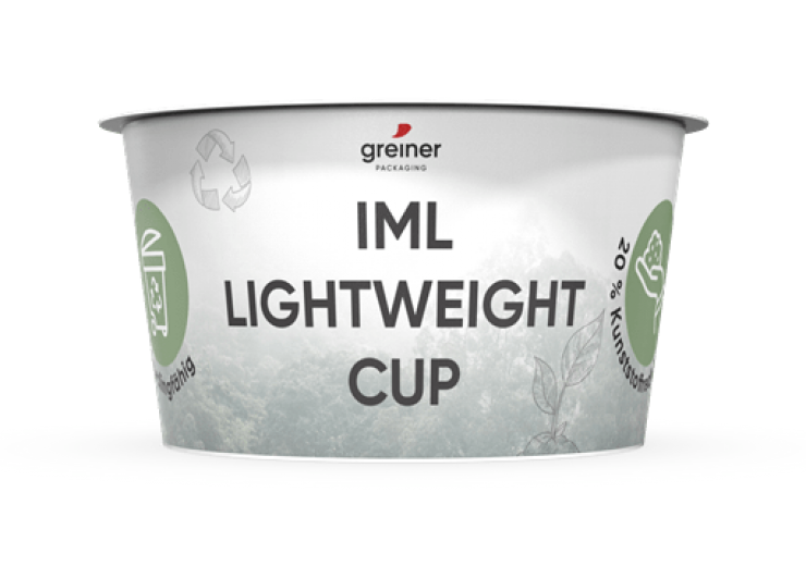Greiner Packaging unveils new lightweight cup for Greek yogurt