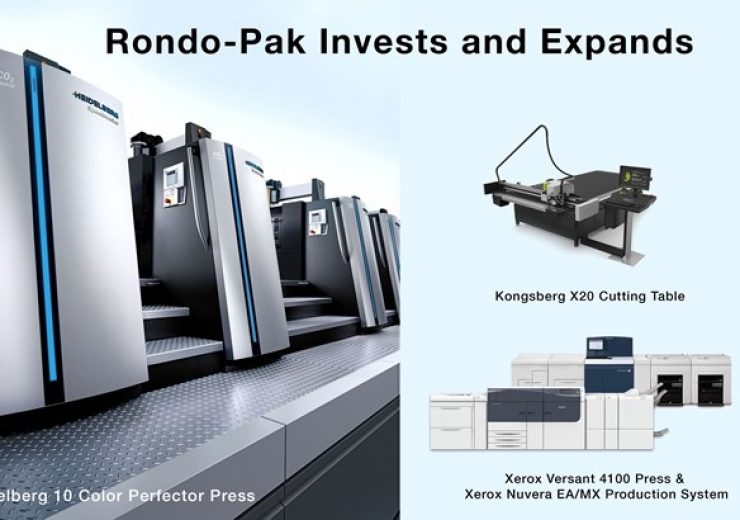 Rondo-Pak announces major equipment investments to enhance capabilities and expand capacity