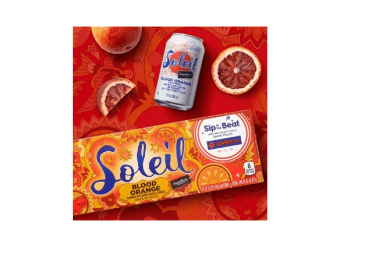 Albertsons Companies Own Brands relaunches Soleil sparkling water featuring exclusive world-class artwork on packaging and new flavours
