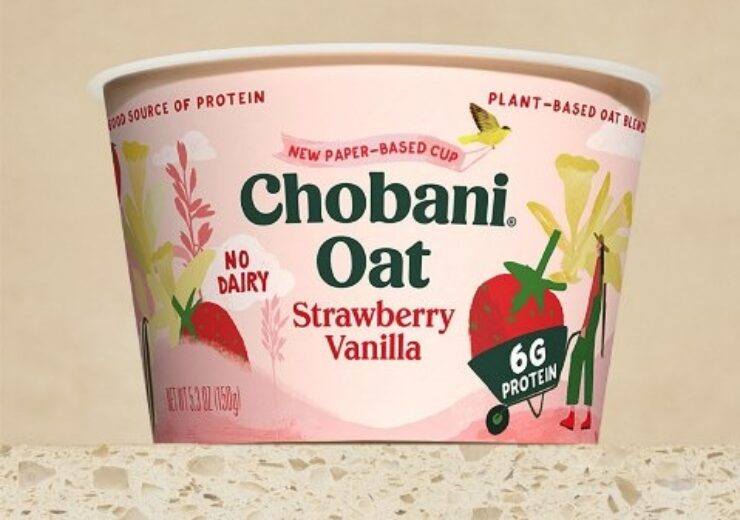 Chobani unveils new paper cup for yoghurt products